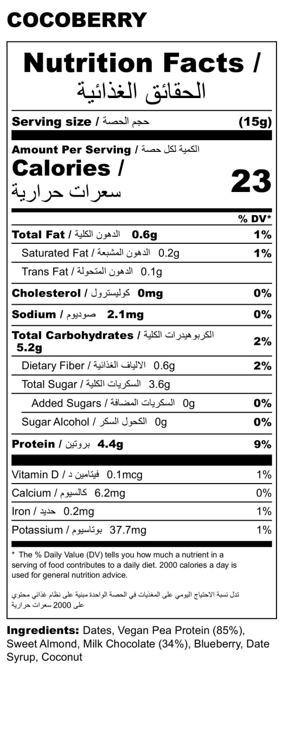 Cocoberry Protein Balls – Chocolate Berry Fusion
