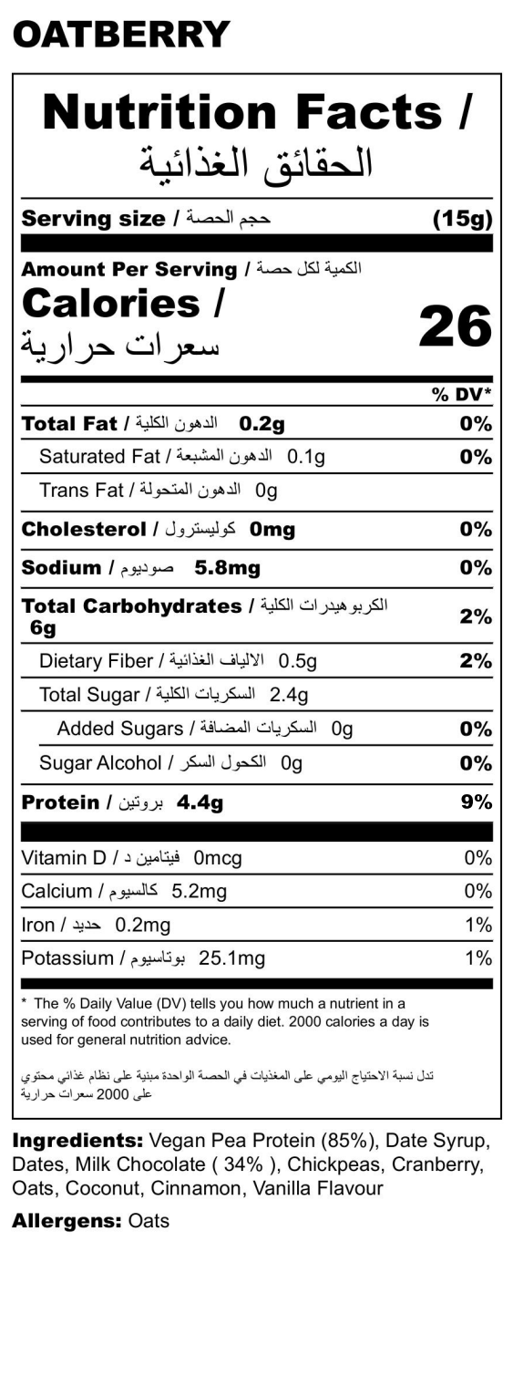 Oatberry Protein Balls – Hearty Wholesomeness
