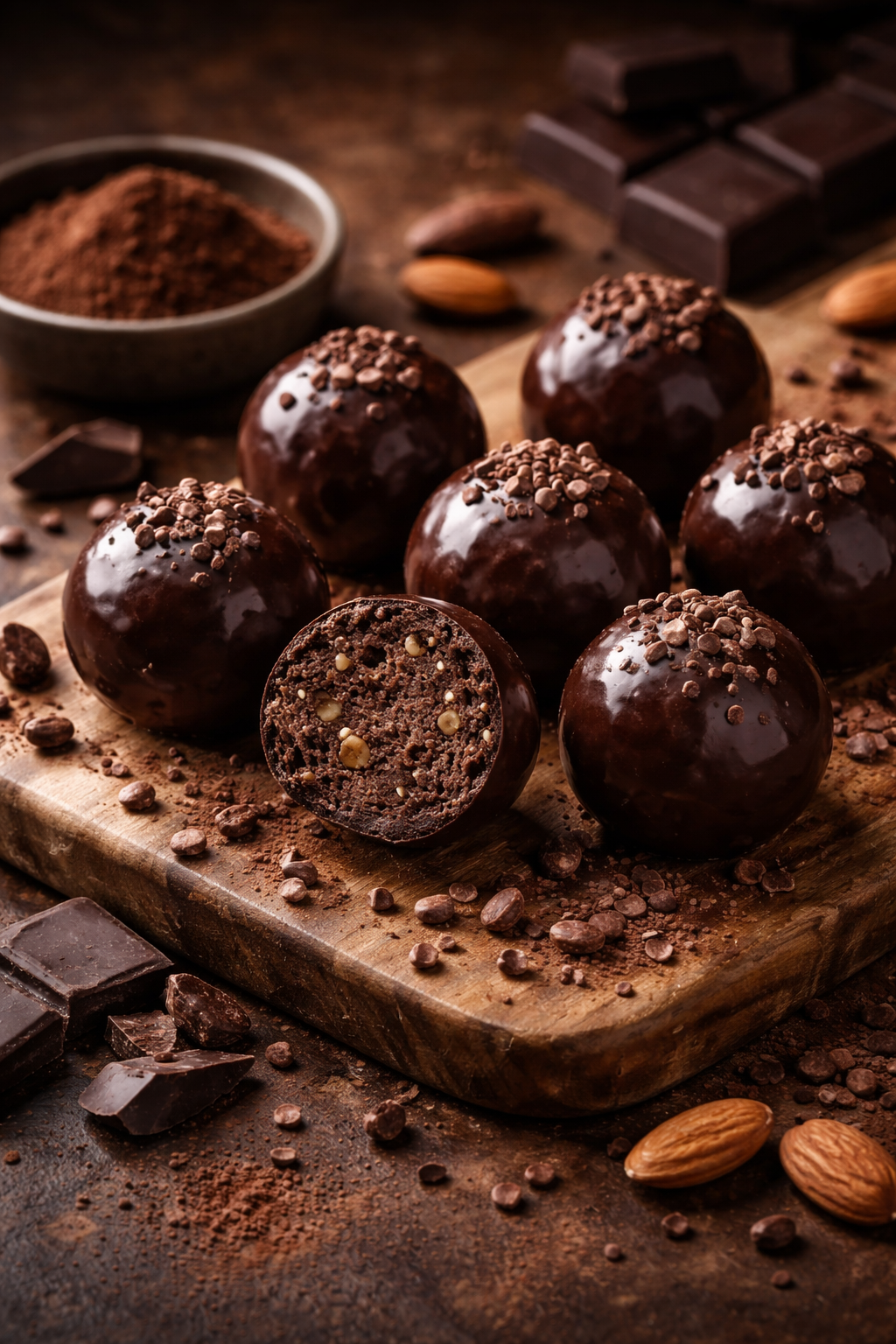 Chocofit Protein Balls: Dark Chocolate Intensity with Healthy Benefits