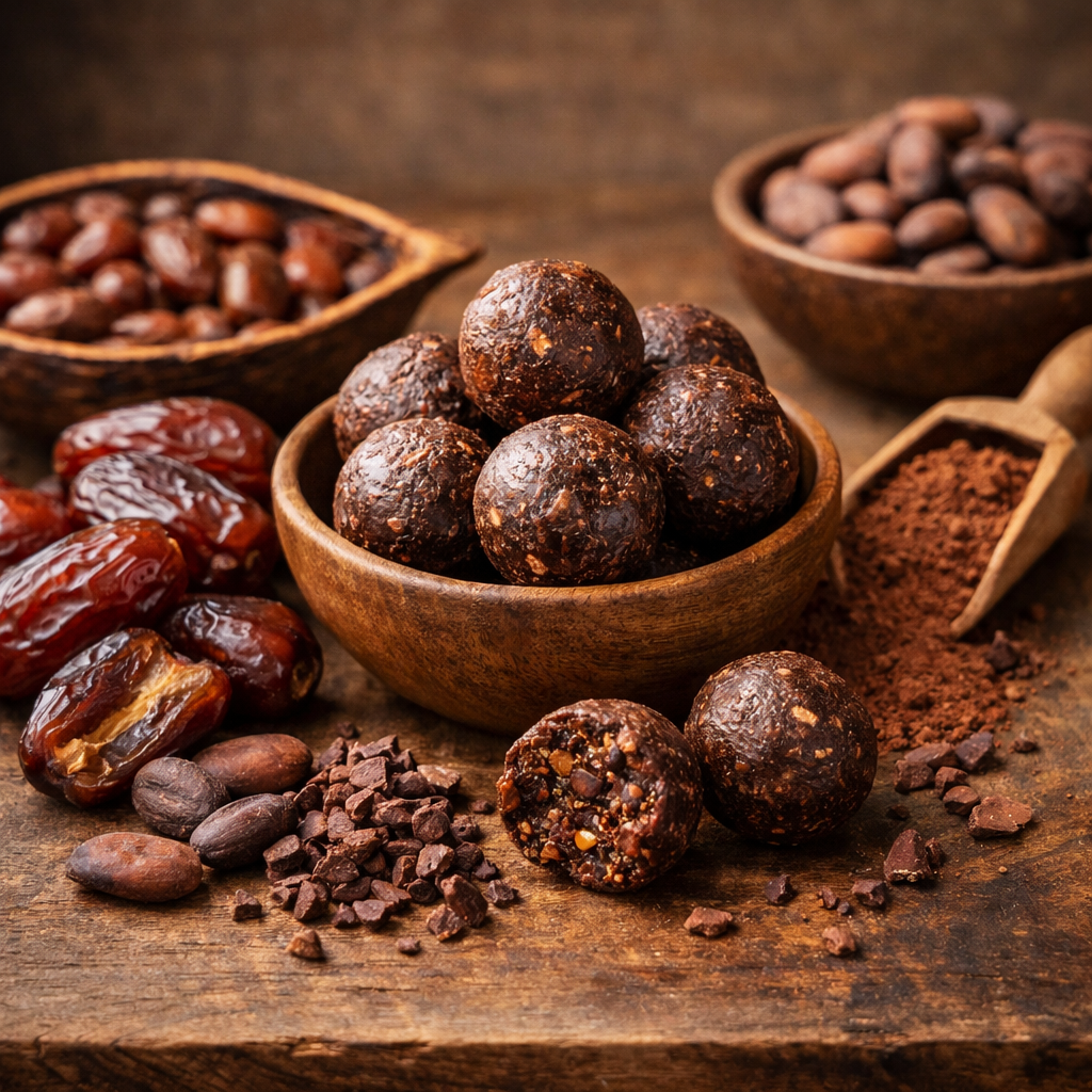 COCODATE Protein Balls: The Health Benefits of Raw Cacao and Dates