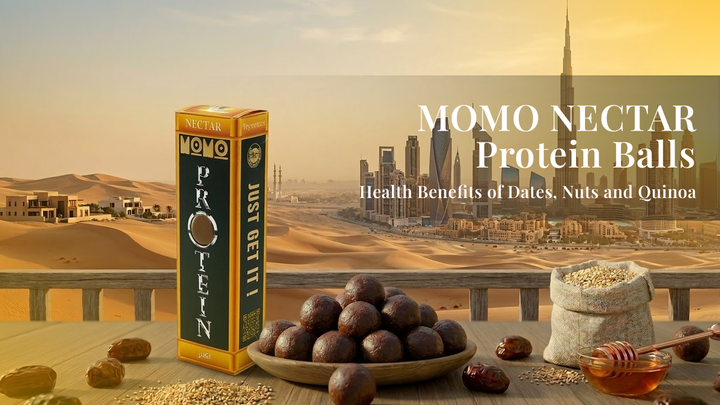 MOMO NECTAR Protein Balls: Health Benefits of Dates, Nuts and Quinoa