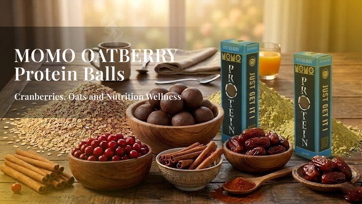 MOMO OATBERRY Protein Balls : Cranberries, Oats and Nutrition Wellness