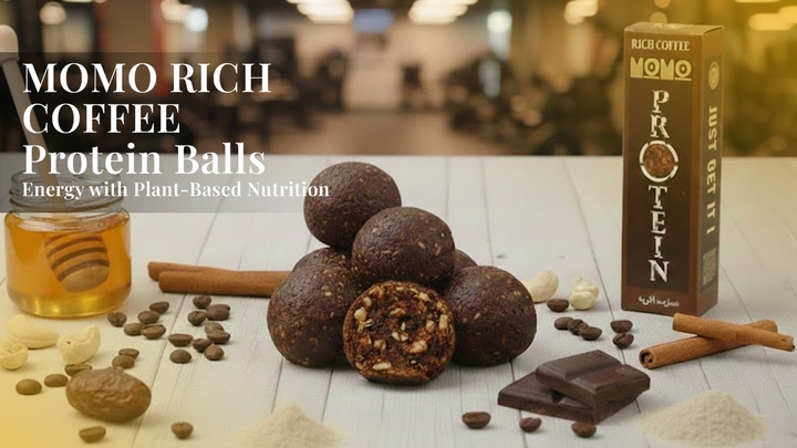 MOMO RICH COFFEE Protein Balls: Energy with Plant-Based Nutrition