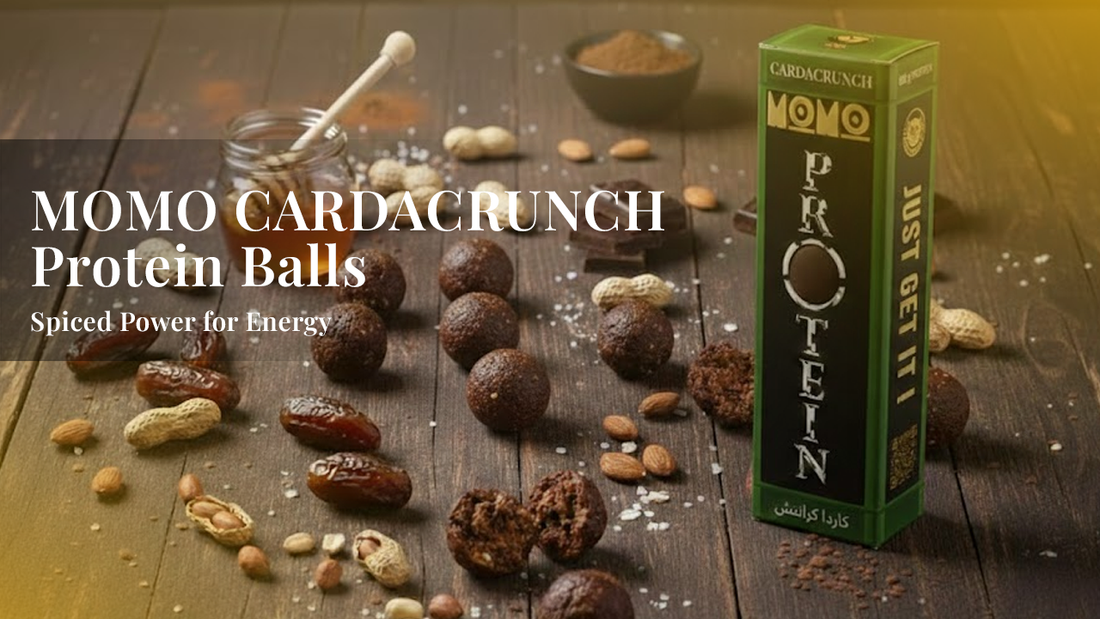 MOMO CARDACRUNCH Protein Balls: Spiced Power for Energy
