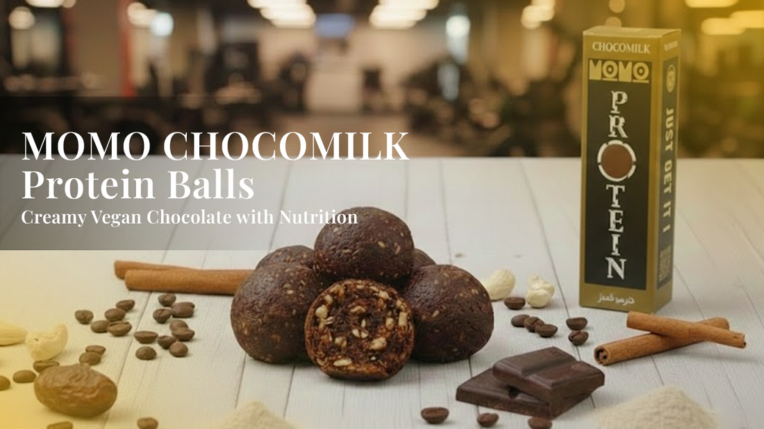 MOMO CHOCOMILK Protein Balls: Creamy Vegan Chocolate with Nutrition