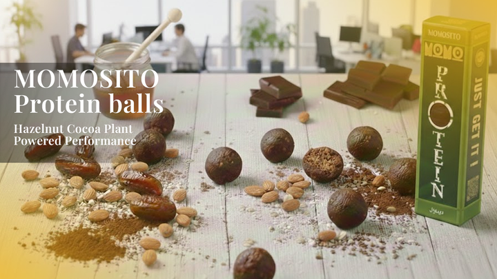 MOMOSITO Protein balls – Hazelnut Cocoa Plant Powered Performance