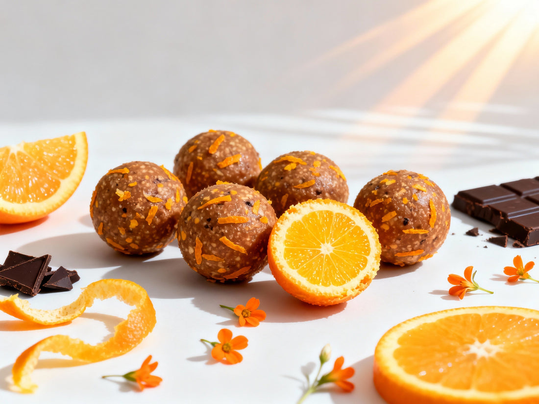 Orangeto Protein Balls – Citrus Sunshine: A Vibrant Boost for Body and Mind