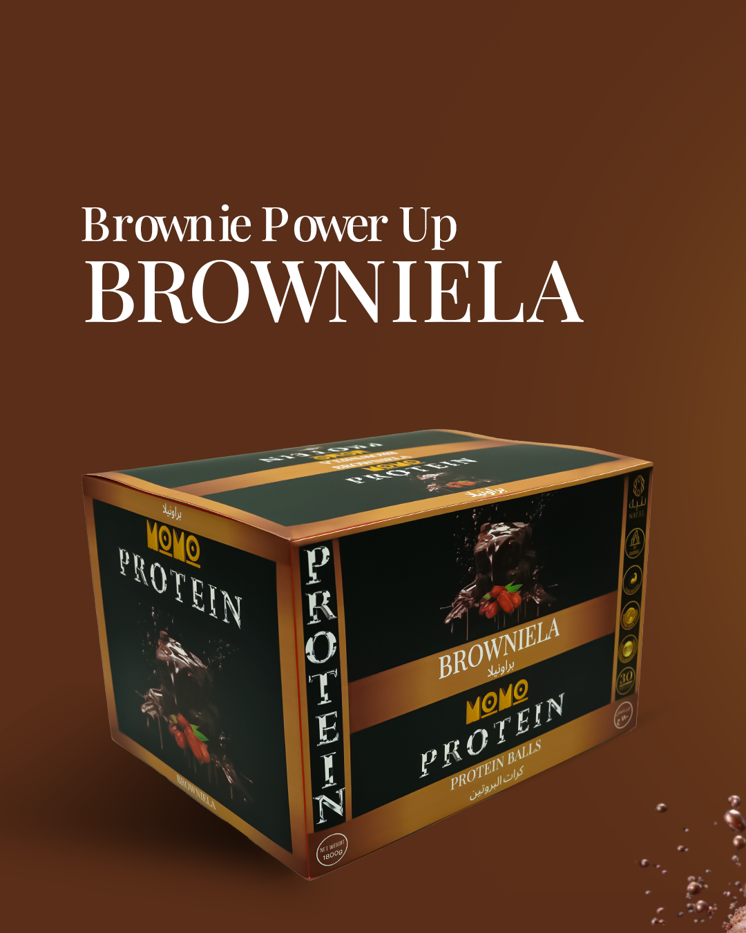Browniela Protein Balls – Fudgy Decadence