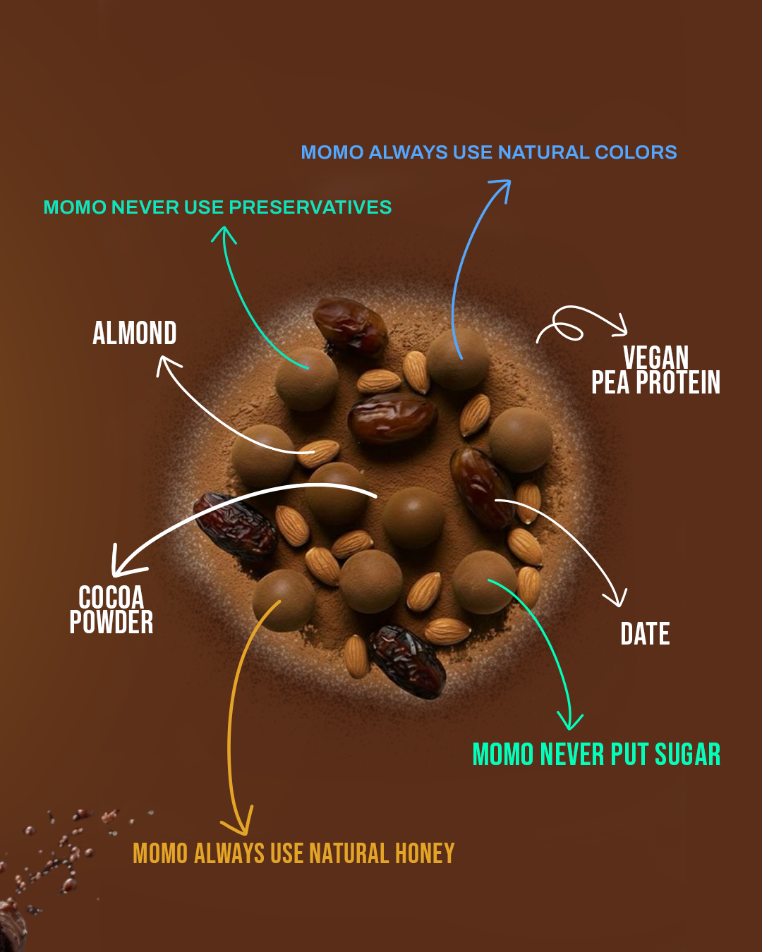 Browniela Protein Balls – Fudgy Decadence