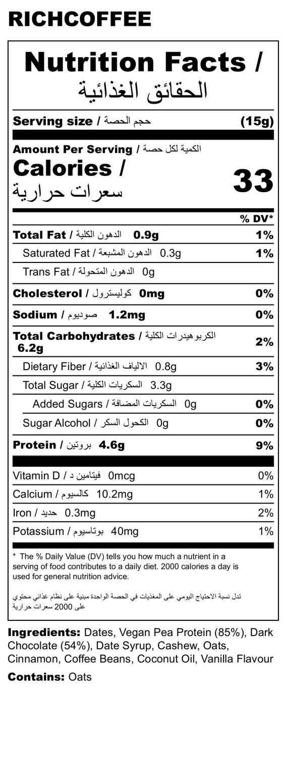 Rich Coffee Protein Balls – Morning Jolt