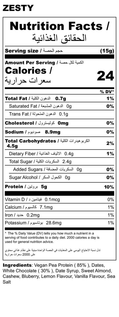 Zesty Protein Balls – Citrus Medley