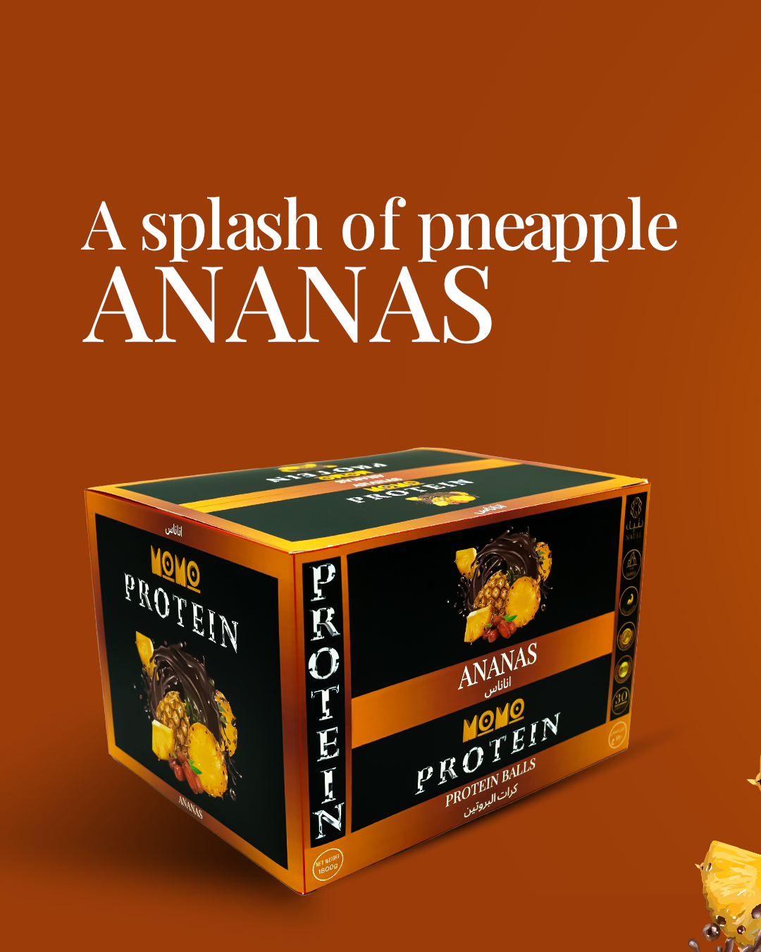 Ananas Protein Balls – Tropical Escape