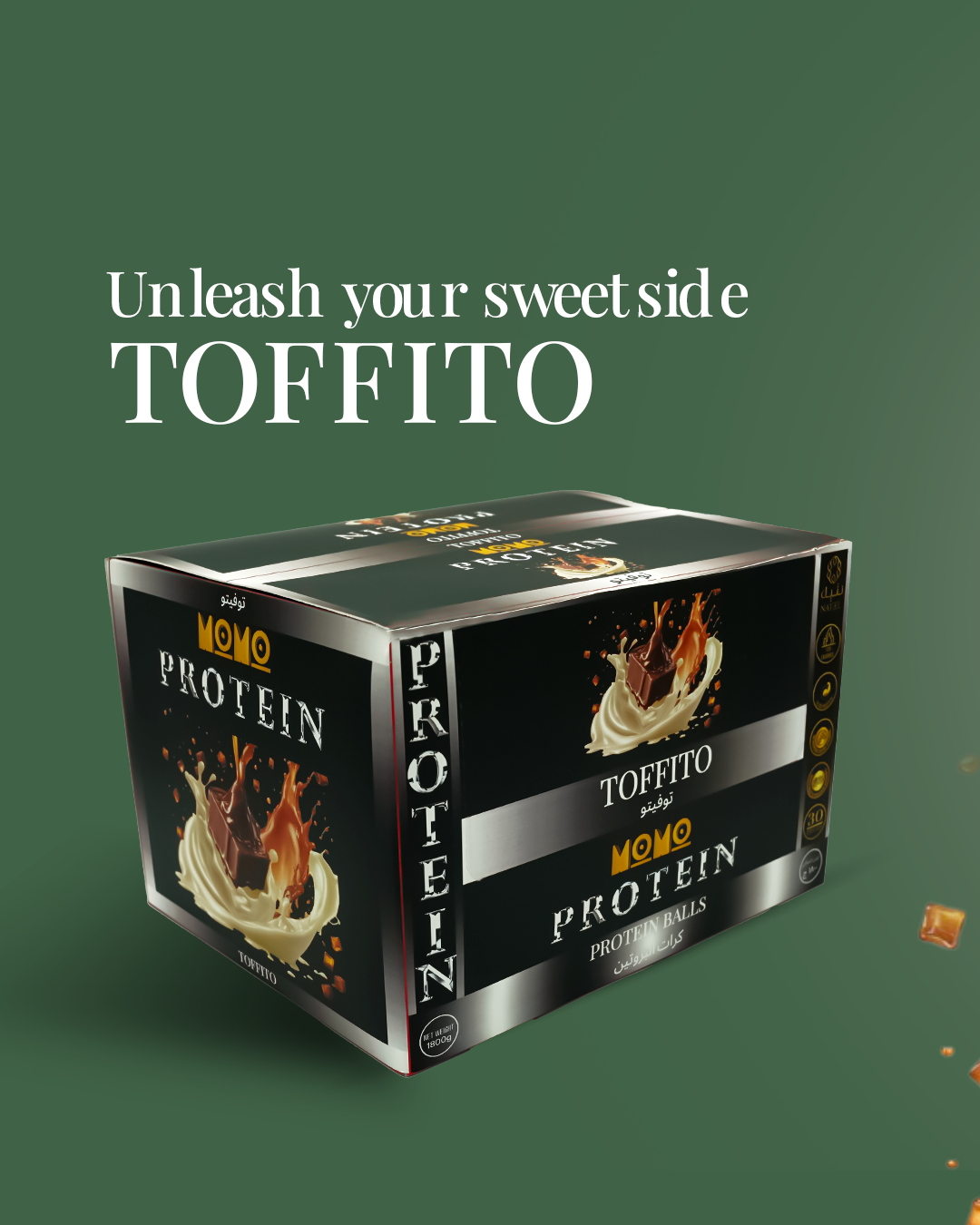 Toffito Protein Balls – Buttery Caramel Indulgence
